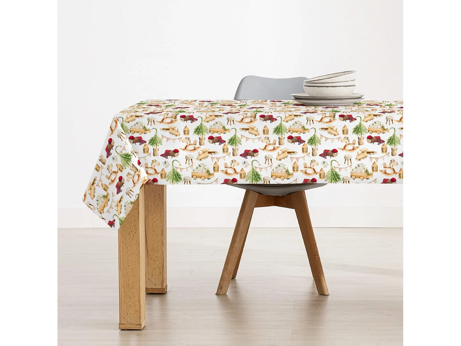 Nappe enduite anti-taches Cagatió 2 200x140 cm