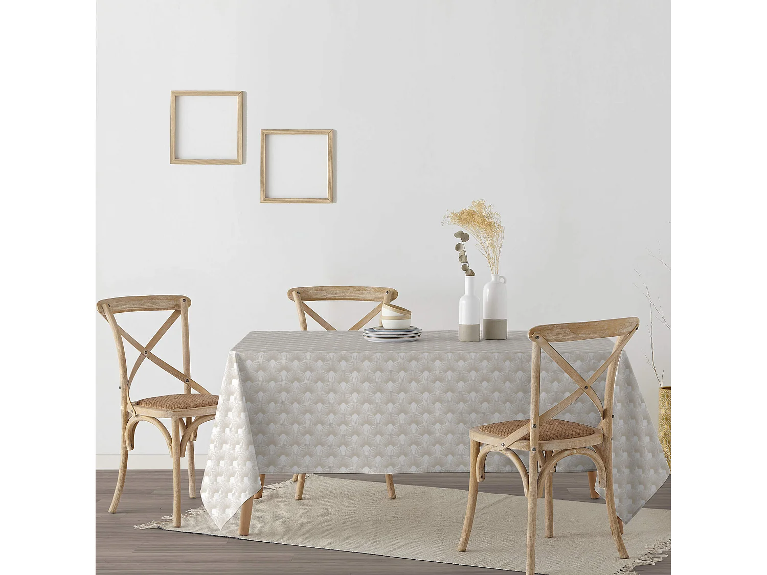 Nappe enduite anti-taches 0120-266 - 140x140 cm