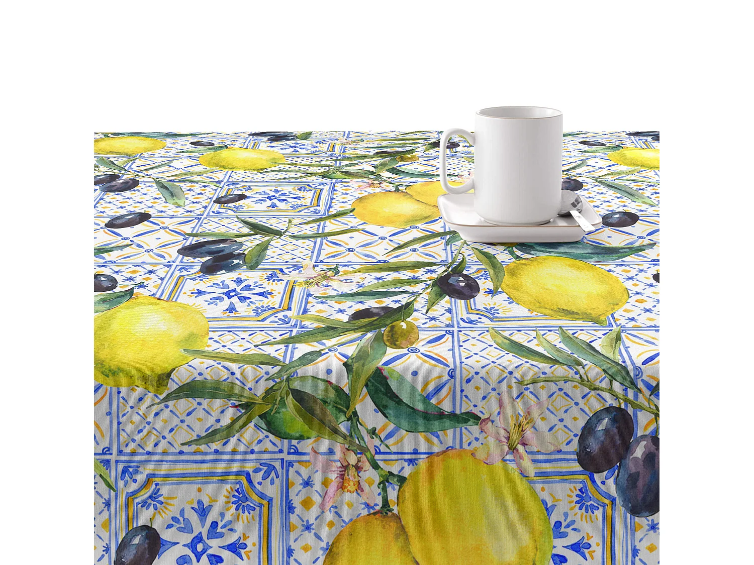 Mantel resinado antimanchas 0120-260 - 140x140 cm