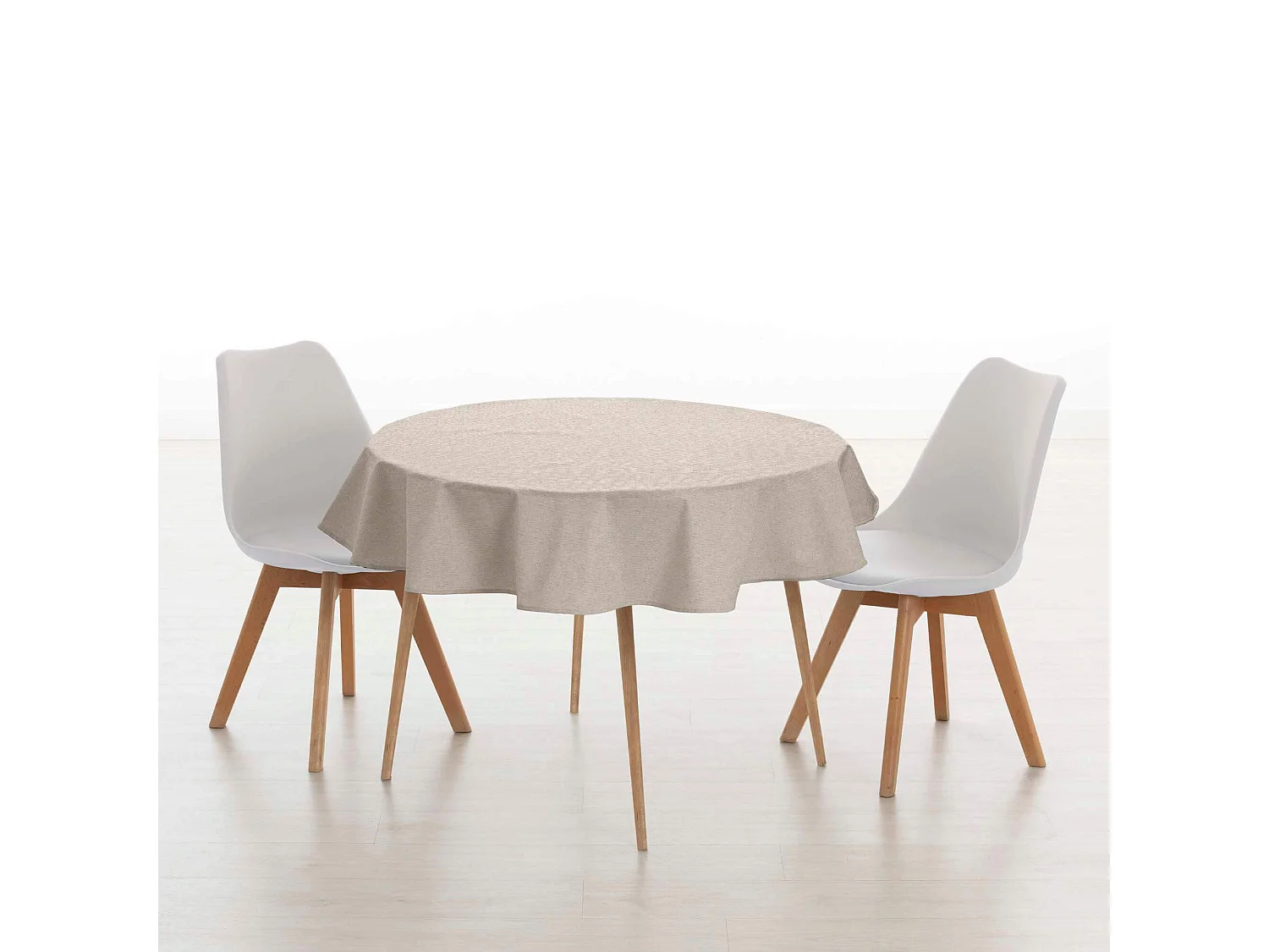 Nappe ronde enduite anti-taches Levante 101 - diamètre 100 cm