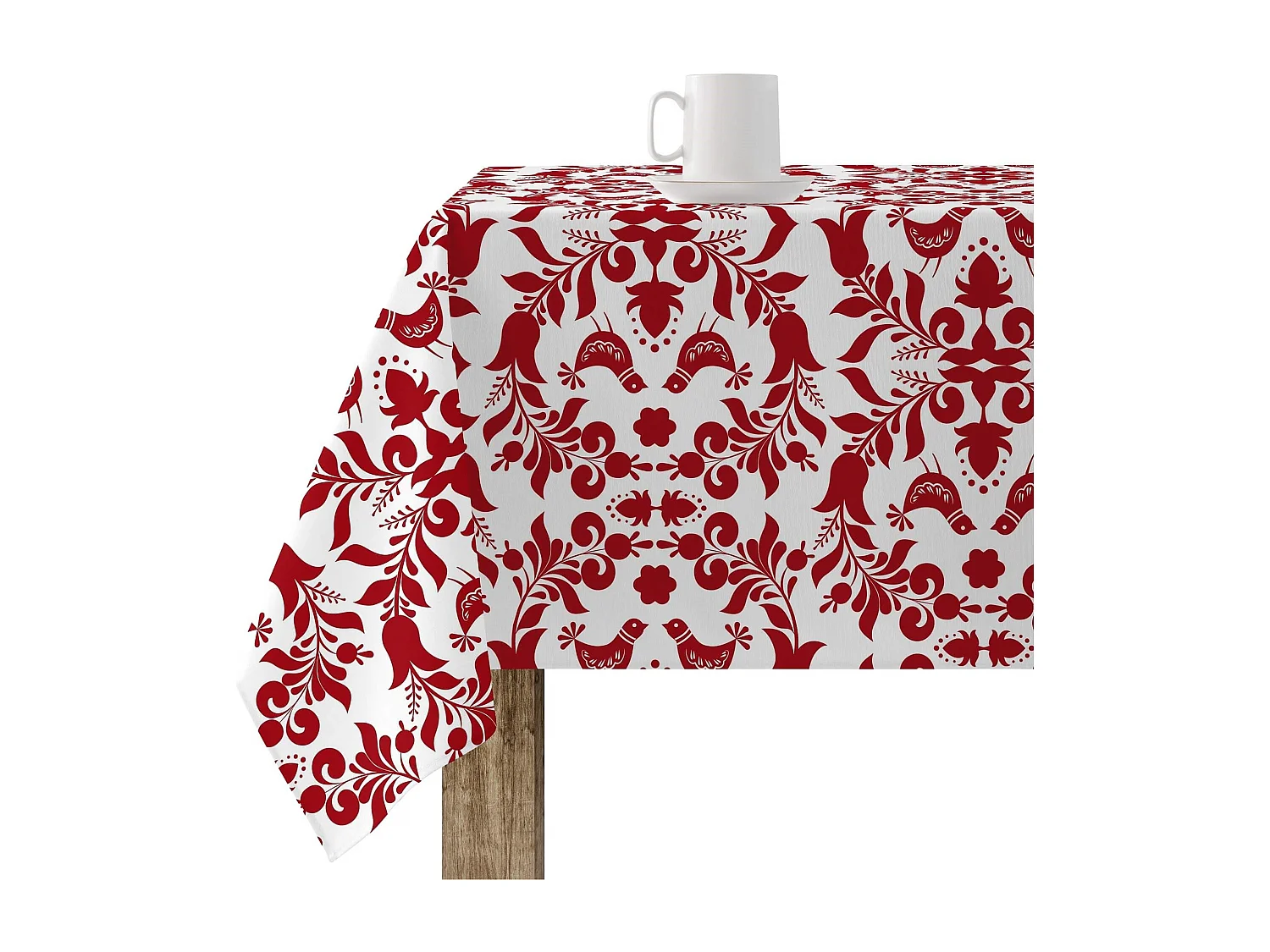 Nappe enduite anti-taches Merry Christmas 8 140x140 cm