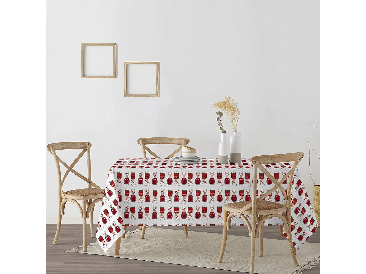 Mantel resinado antimanchas Merry Christmas 15 300x140 cm