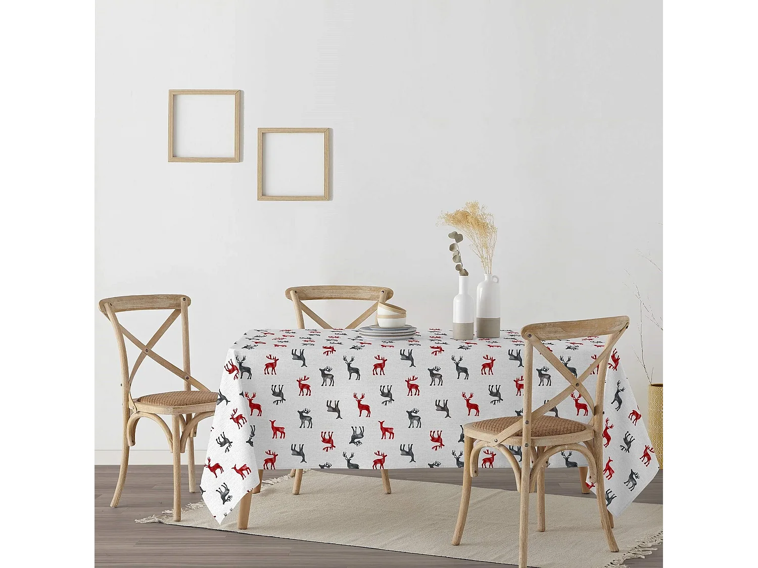 Mantel resinado antimanchas Merry Christmas 4 100x140 cm