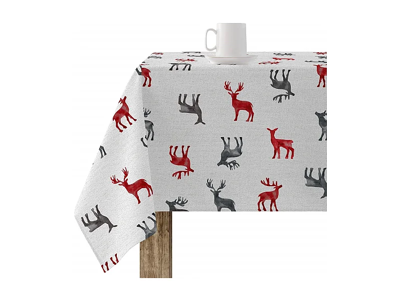 Mantel resinado antimanchas Merry Christmas 4 100x140 cm