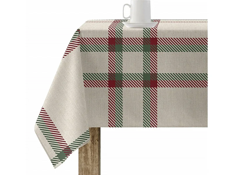 Mantel resinado antimanchas Cuadros Navidad 100x140 cm