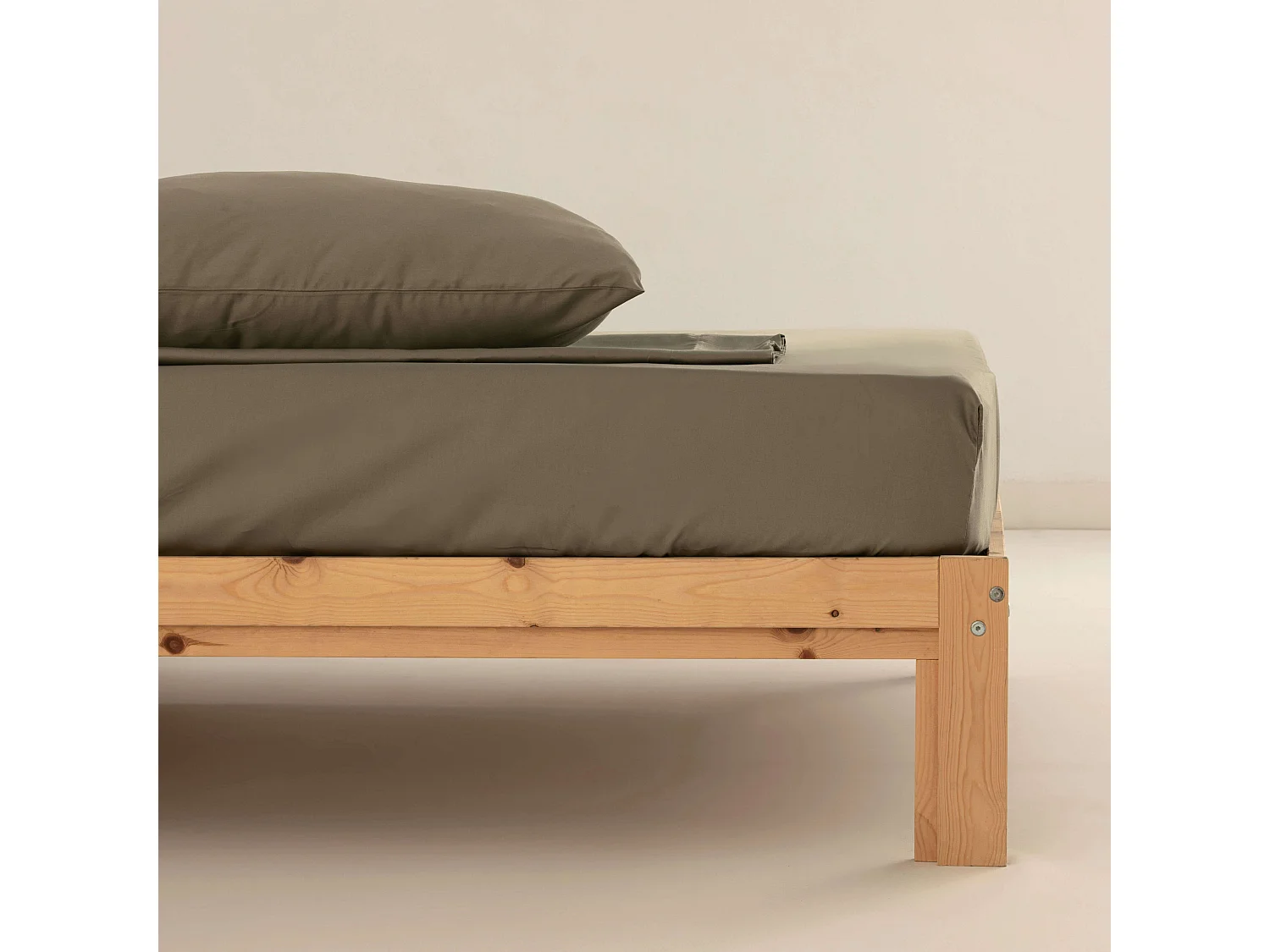 Juego de sÃ¡banas satÃ©n 300 hilos Desert Sage - 150/160 (240x270 cm)