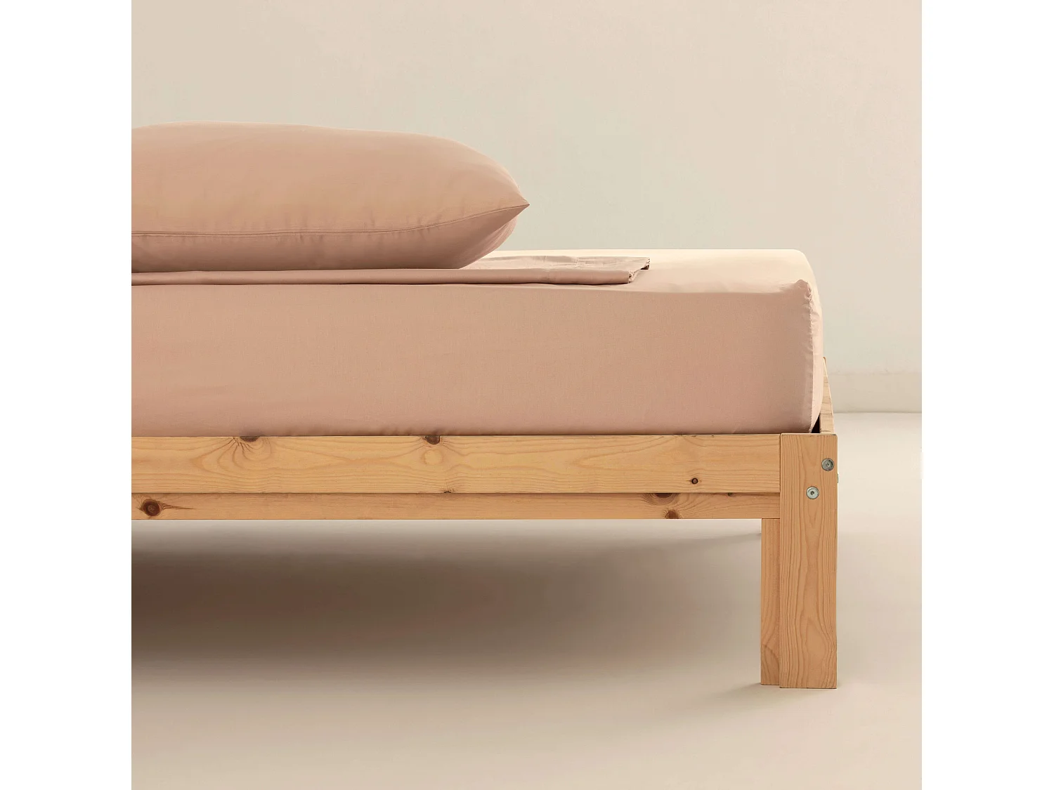 Juego de sÃ¡banas satÃ©n 300 hilos Pink - 90 (160x270 cm)