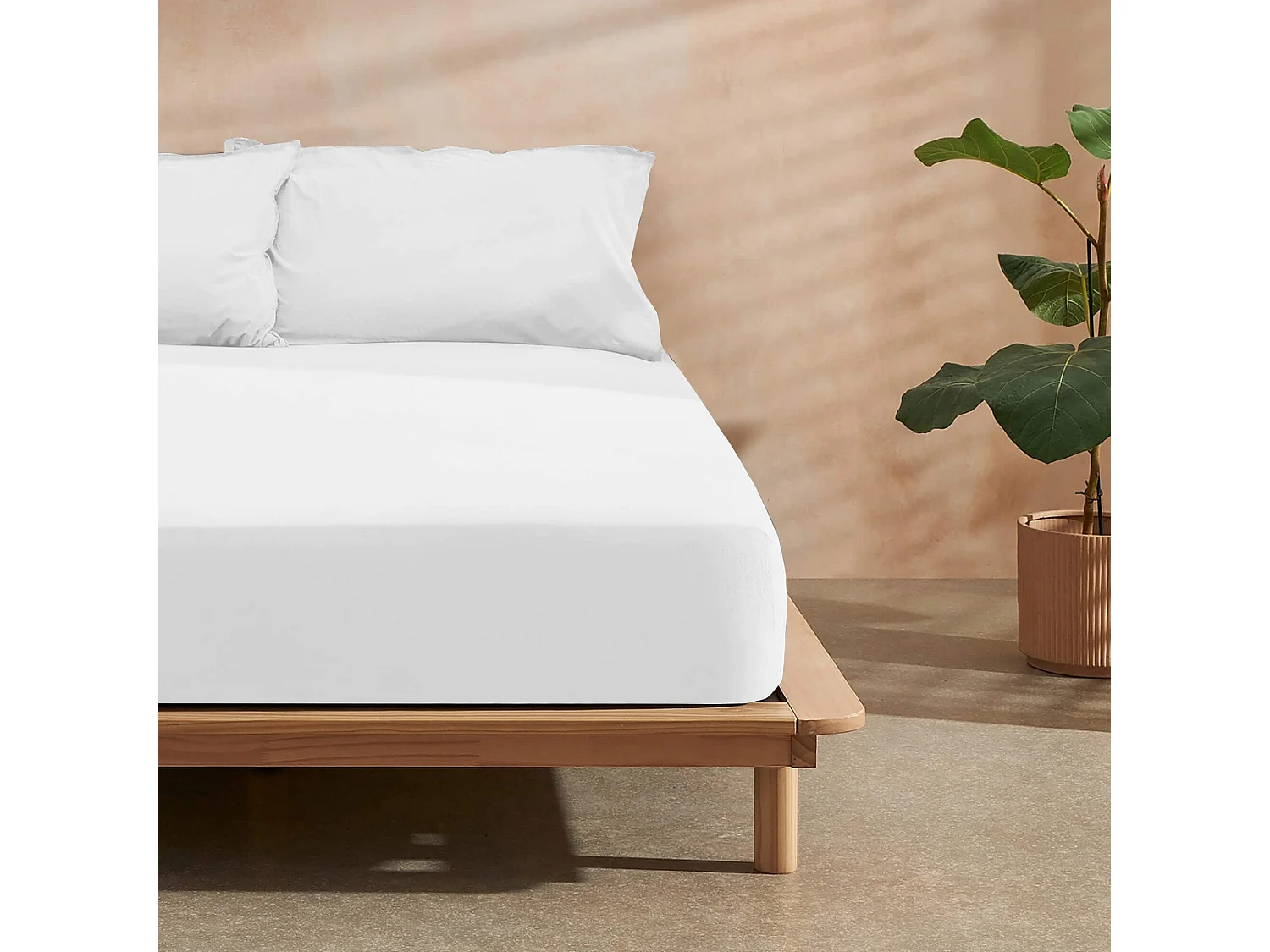 Bajera 100% microsatÃ©n extrasuave White - 200x200 cm