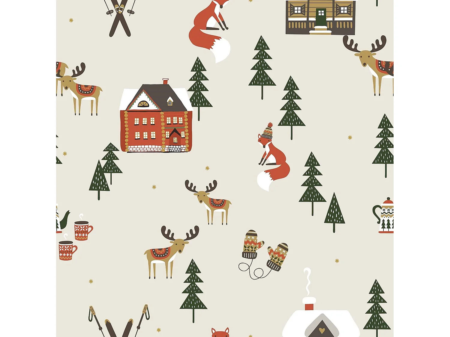 Mantel resinado antimanchas Merry Christmas 38 250x140 cm