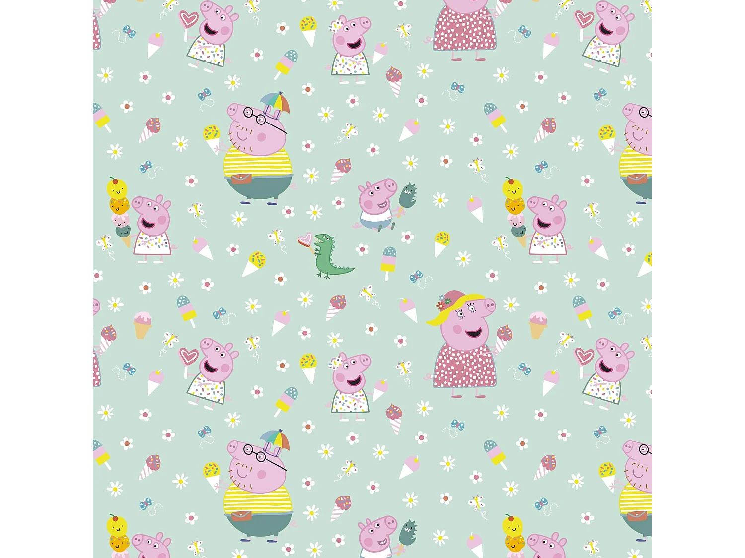 Mantel resinado antimanchas Summer Peppa 1 - 200X140 cm