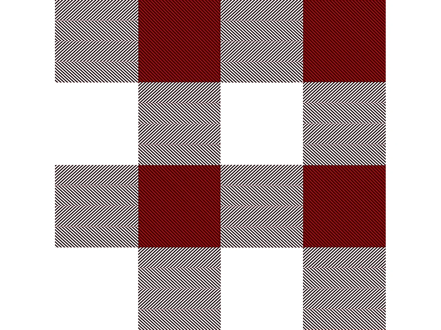 Mantel resinado antimanchas Cuadros Granate - 140x140 cm