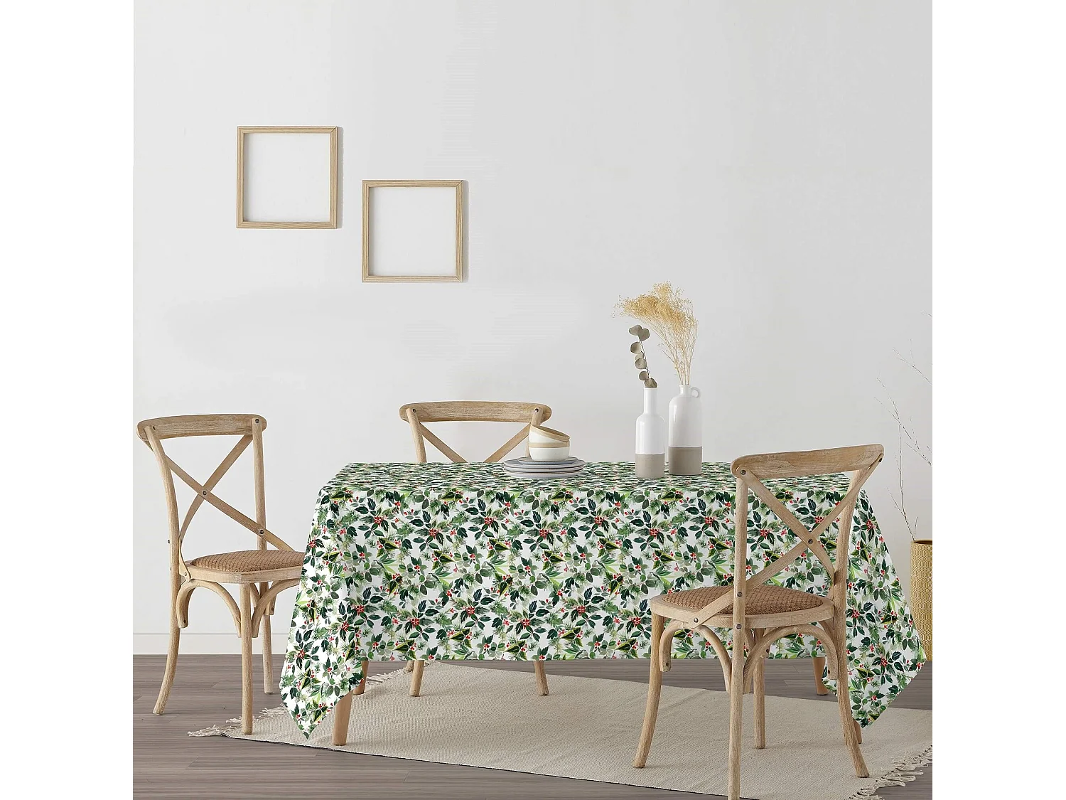 Nappe enduite anti-taches Merry Christmas 26 200x140 cm