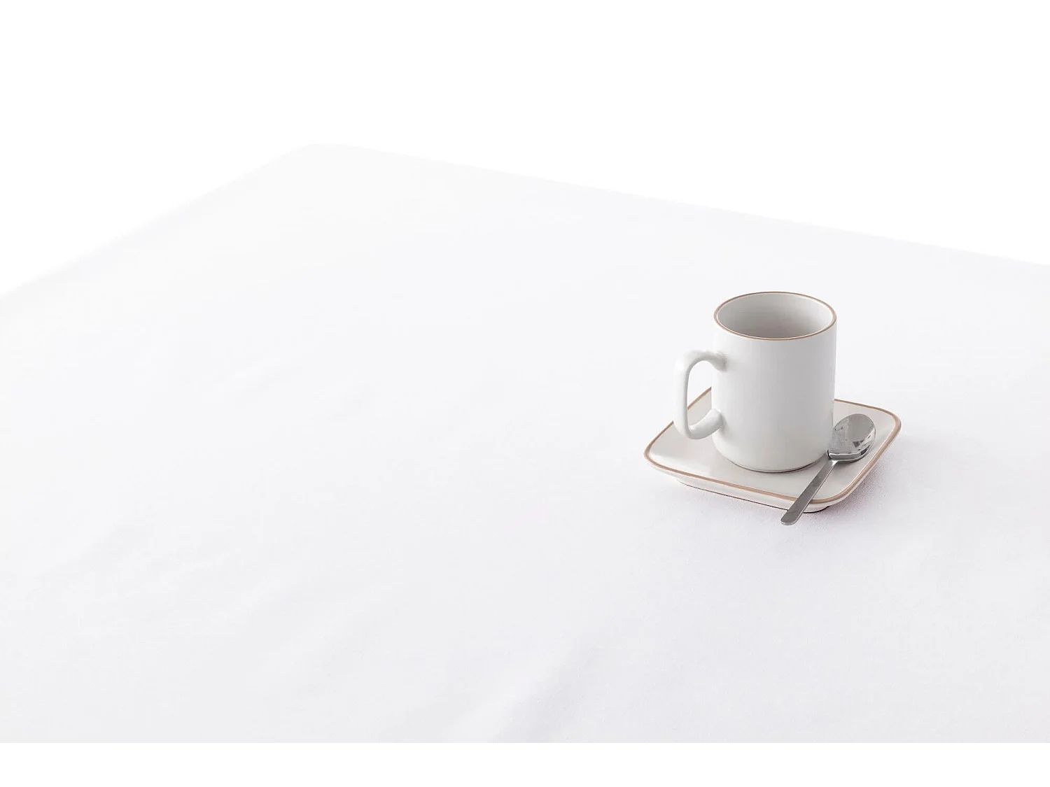 Mantel resinado antimanchas Liso Blanco 103 - 200x140 cm