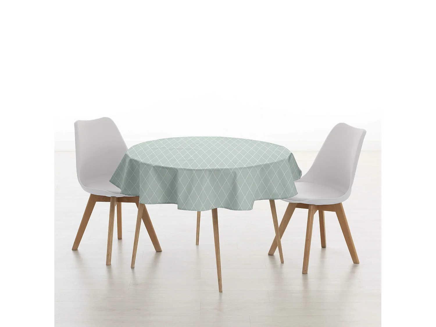 Mantel redondo resinado antimanchas 0220-55 - Diámetro 140 cm