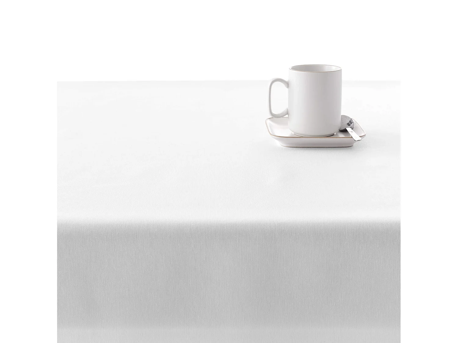 Mantel resinado antimanchas XL Liso blanco 103 - 100x250 cm