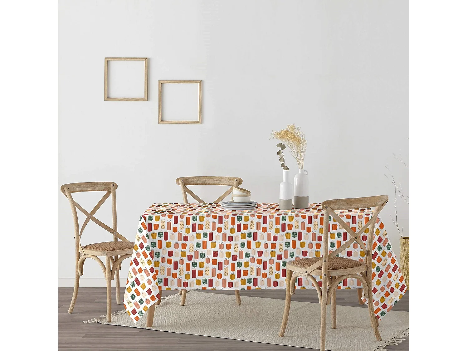 Nappe enduite anti-taches Merry Christmas 52 100x140 cm