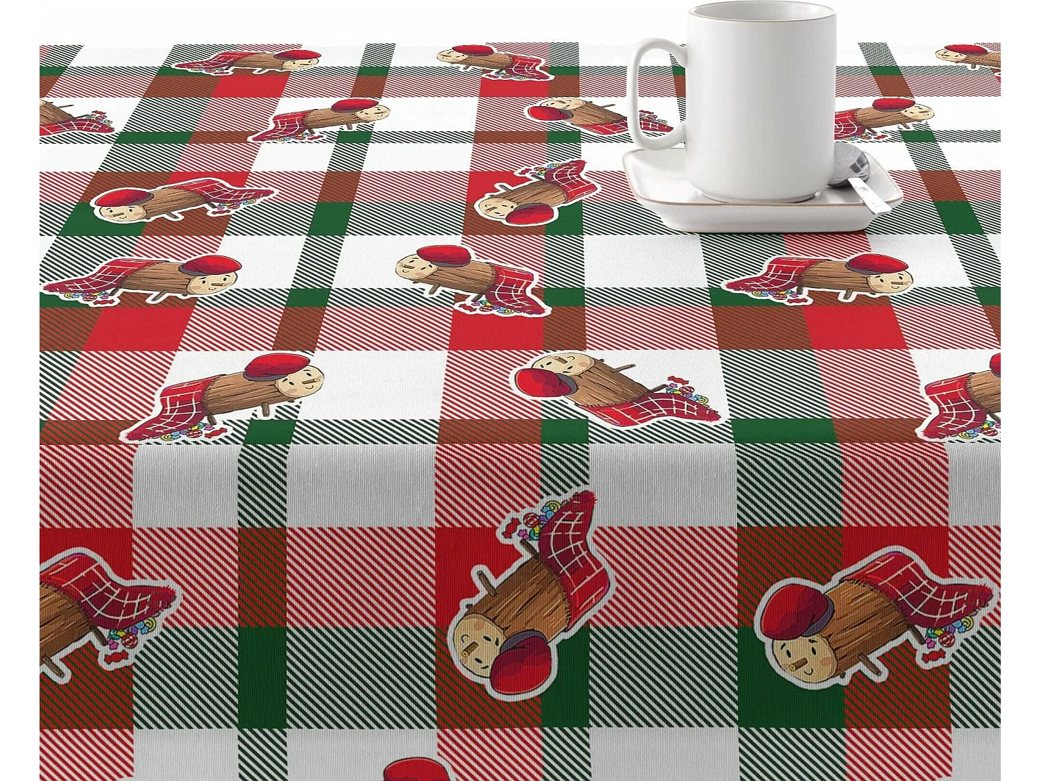 Mantel resinado antimanchas Cagatió 3 140x140 cm