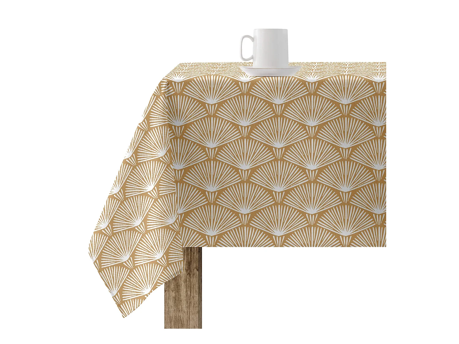Nappe enduite anti-taches 0120-300 - 200x140 cm