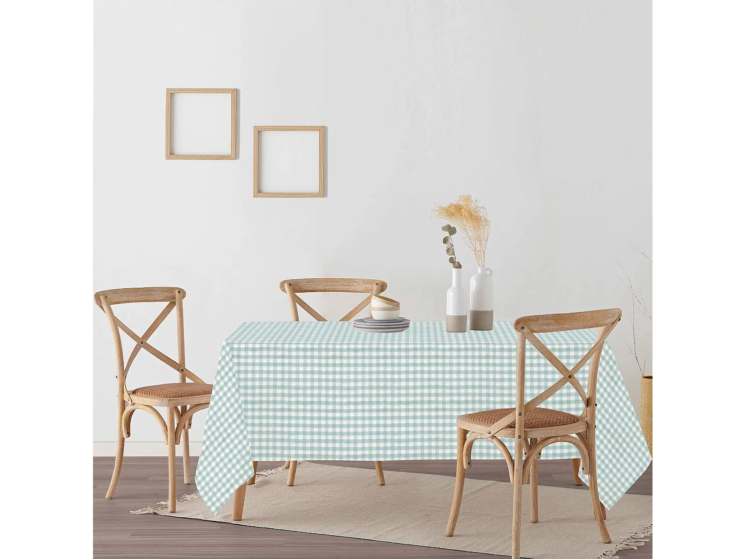 Nappe enduite anti-taches tableaus 150-12 - 100x155 cm