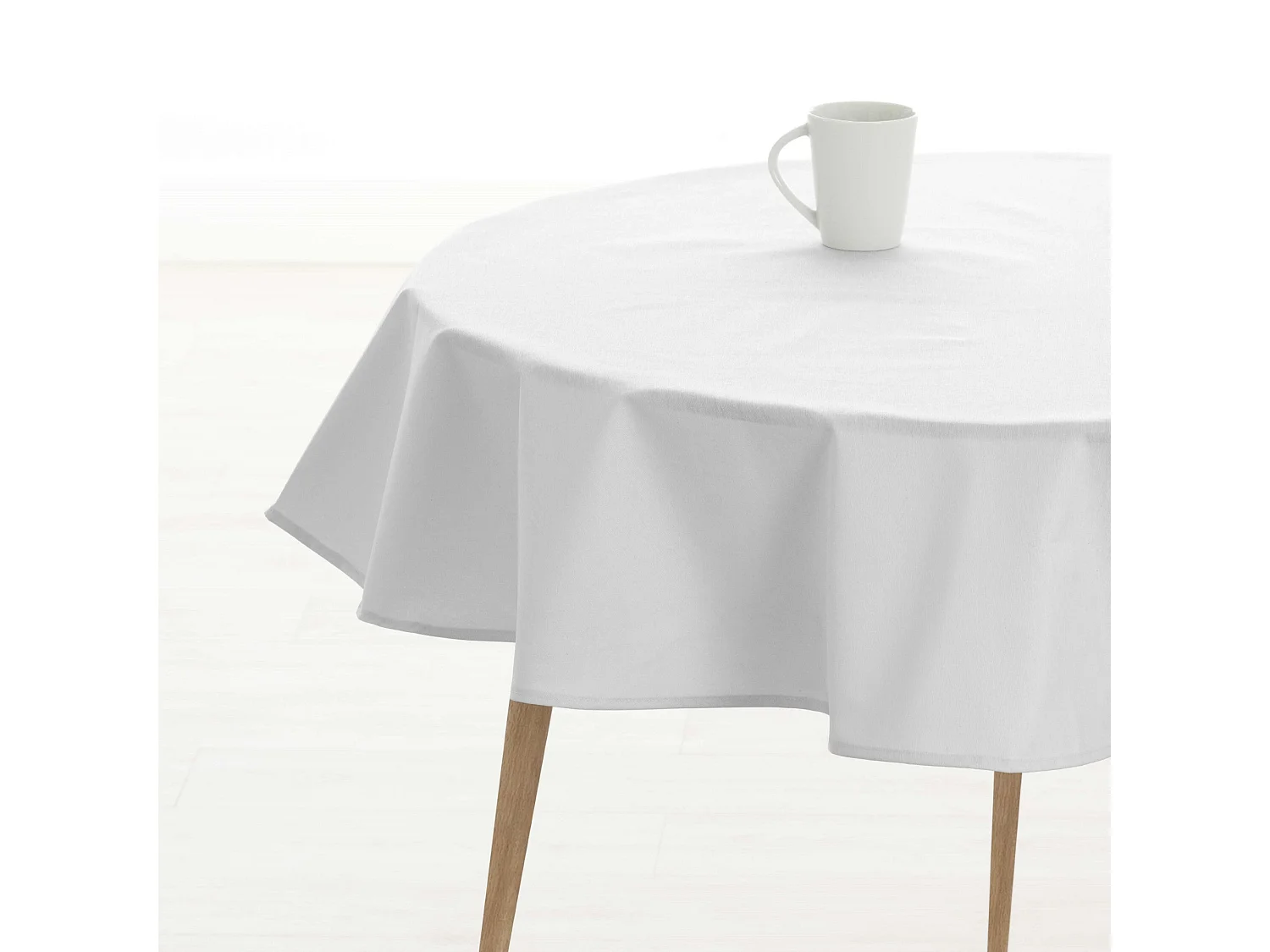 Nappe ronde enduite anti-taches Levante 103 - diamètre 100 cm