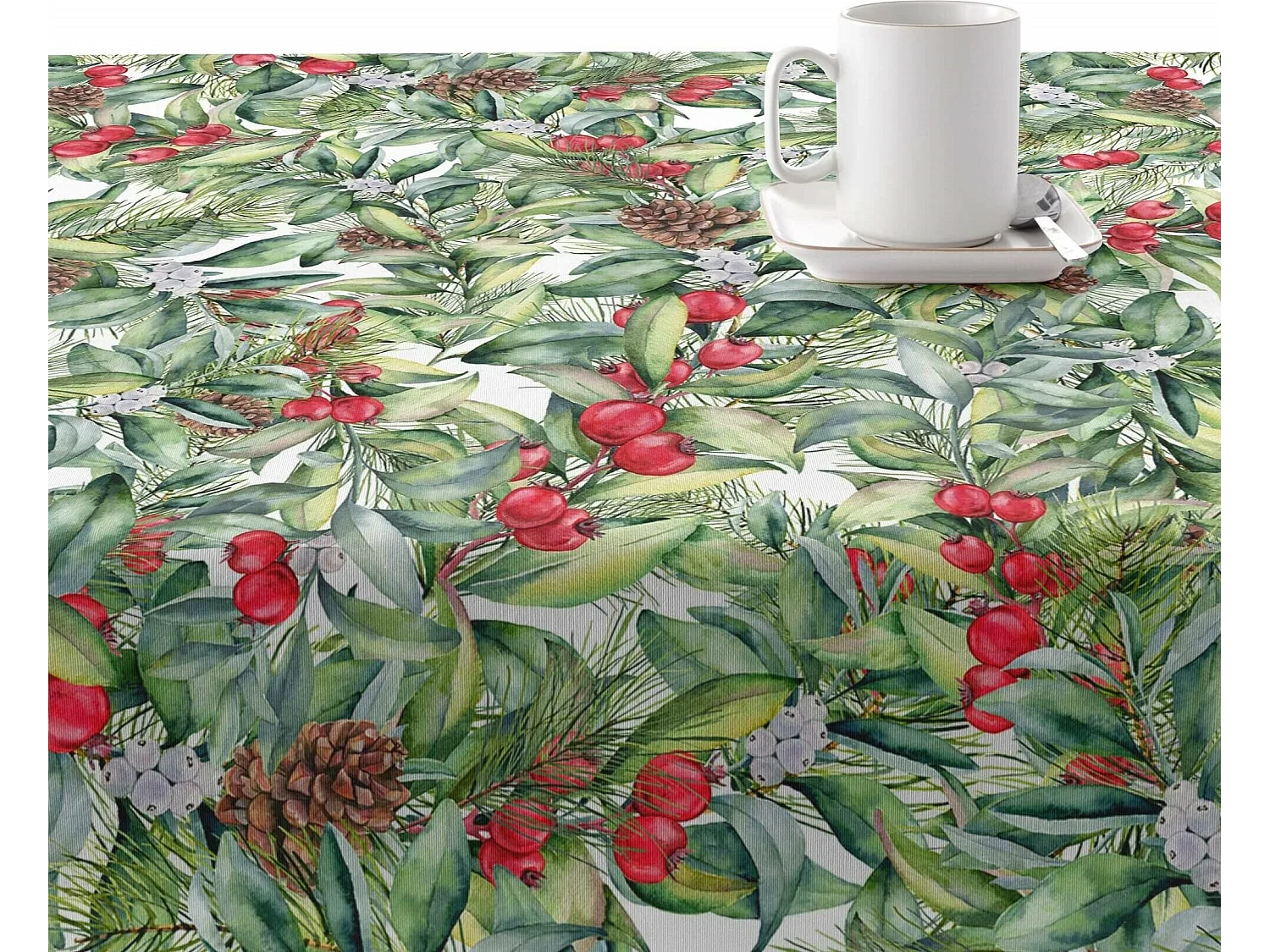 Mantel resinado antimanchas Navidad 13 300x140 cm