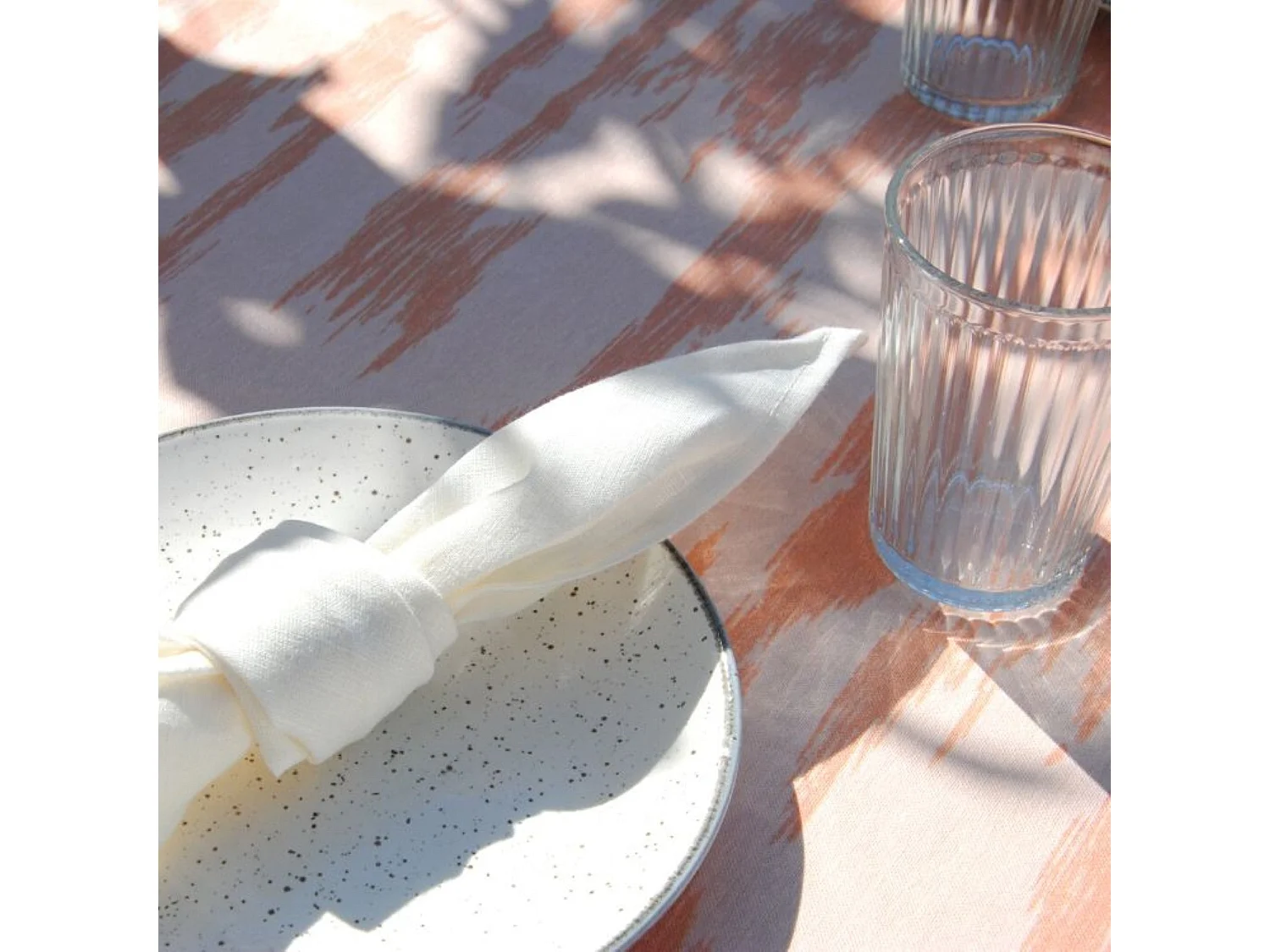 Nappe enduite anti-taches 0120-233 - 140x140 cm