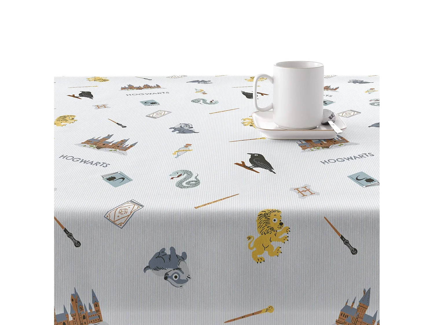 Mantel resinado antimanchas Childish Hogwarts - 250X140 cm