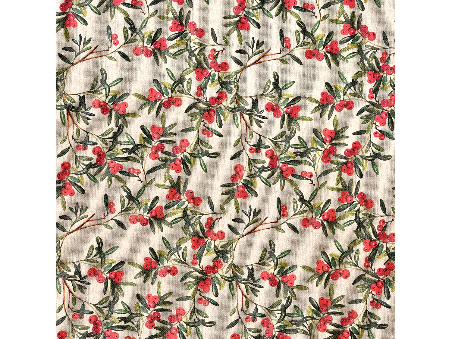 Mantel resinado antimanchas Navidad Hojas 200x140 cm