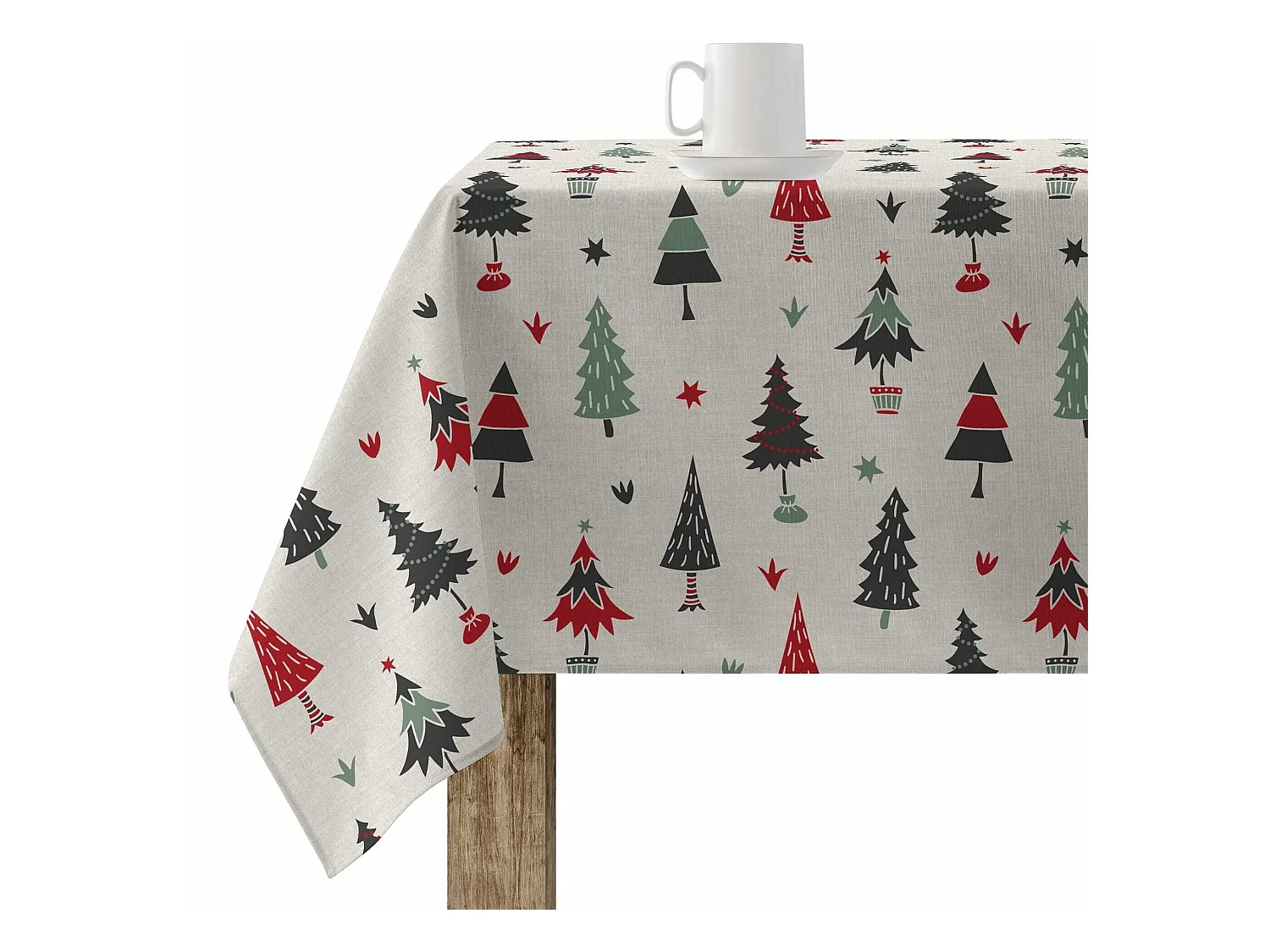 Mantel resinado antimanchas Merry Christmas 82 300x140 cm