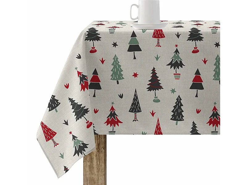 Mantel resinado antimanchas Merry Christmas 82 300x140 cm
