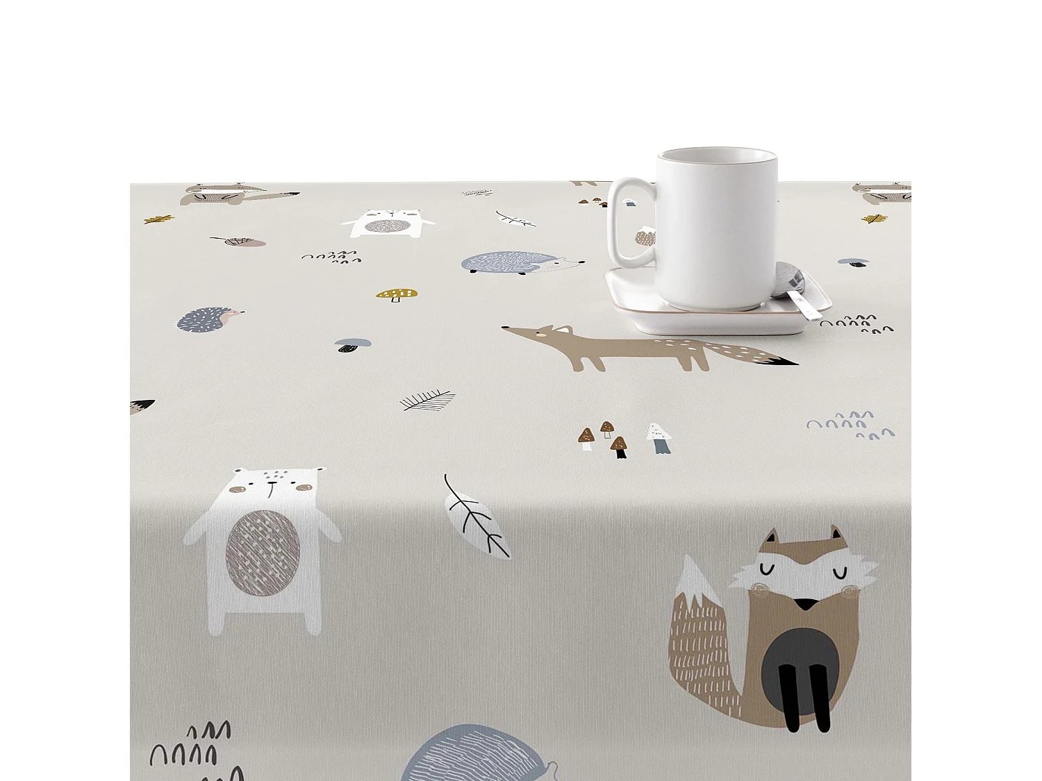 Mantel resinado antimanchas Kenai - 250x140 cm