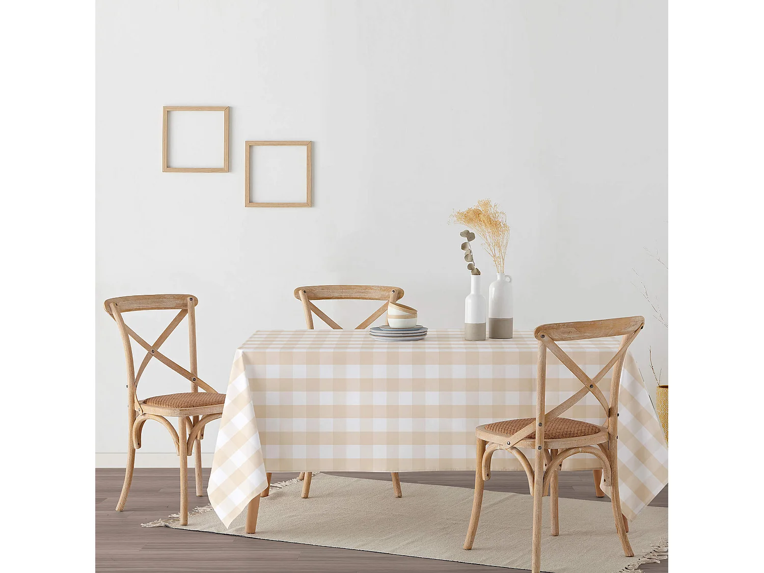 Mantel resinado antimanchas 0120-103 - 140x140 cm