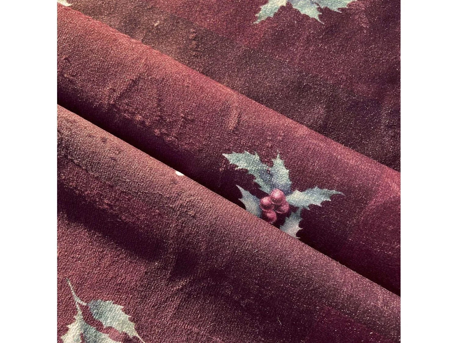 Camino de mesa terciopelo Red Christmas 1 50x145 cm