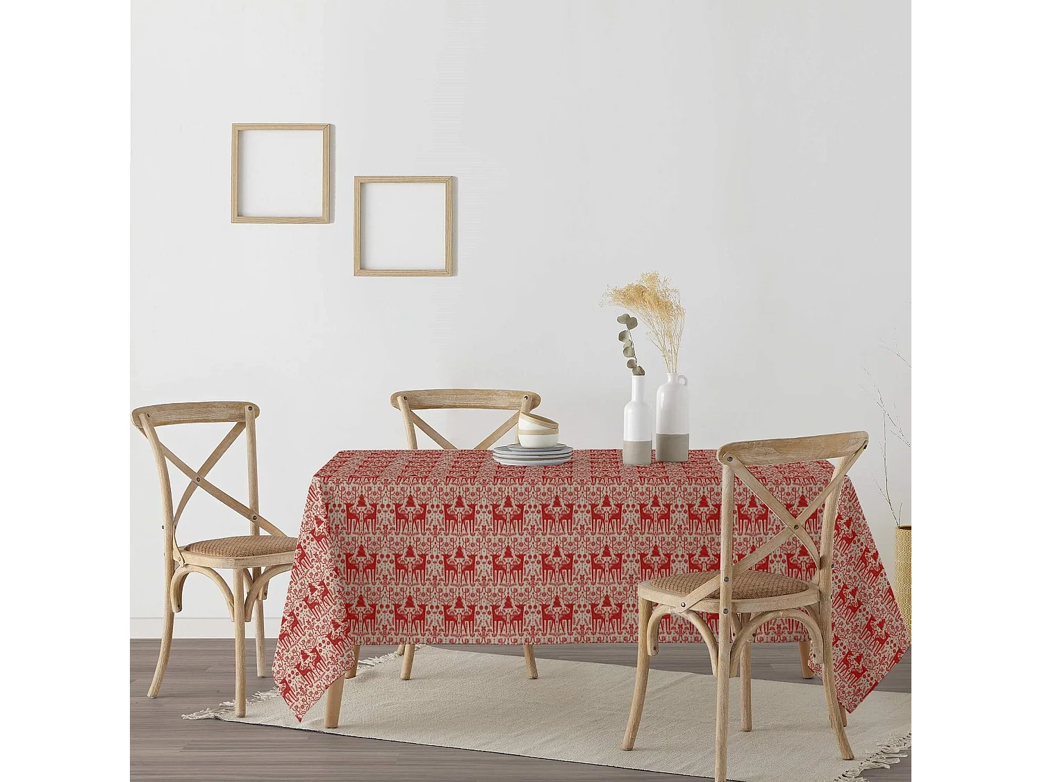 Mantel resinado antimanchas Merry Christmas 21 200x140 cm