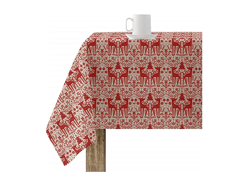 Mantel resinado antimanchas Merry Christmas 21 200x140 cm
