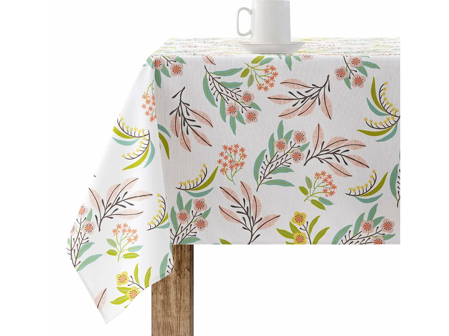 Mantel resinado antimanchas 220-44 - 140x140 cm