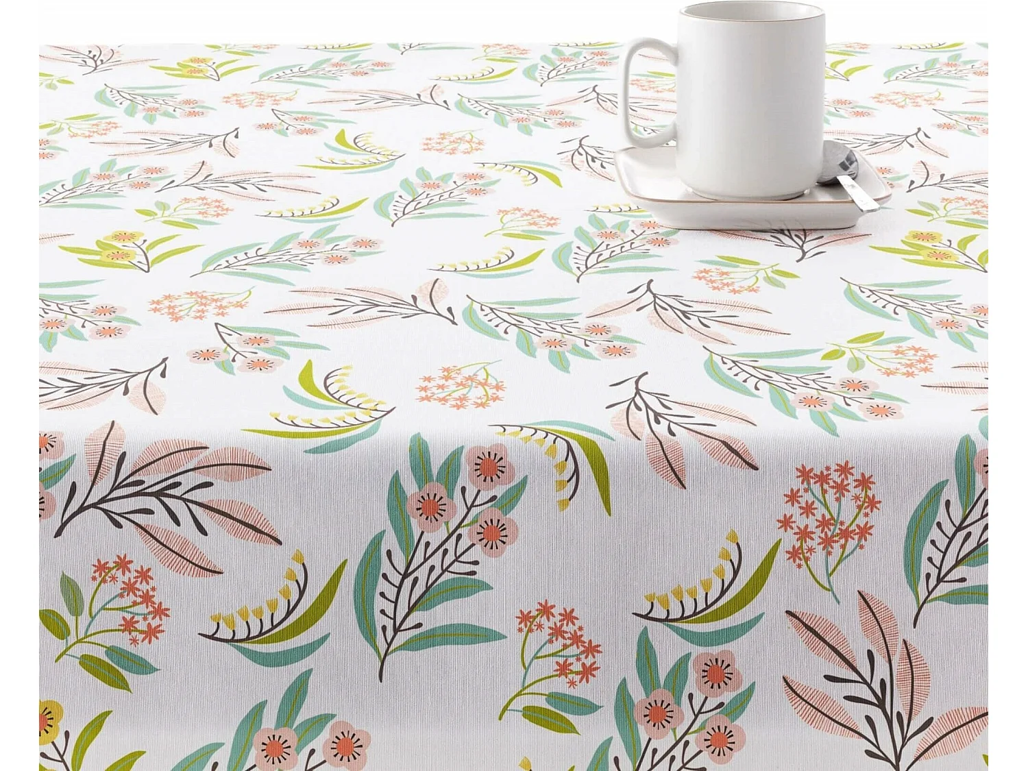 Mantel resinado antimanchas 220-44 - 140x140 cm