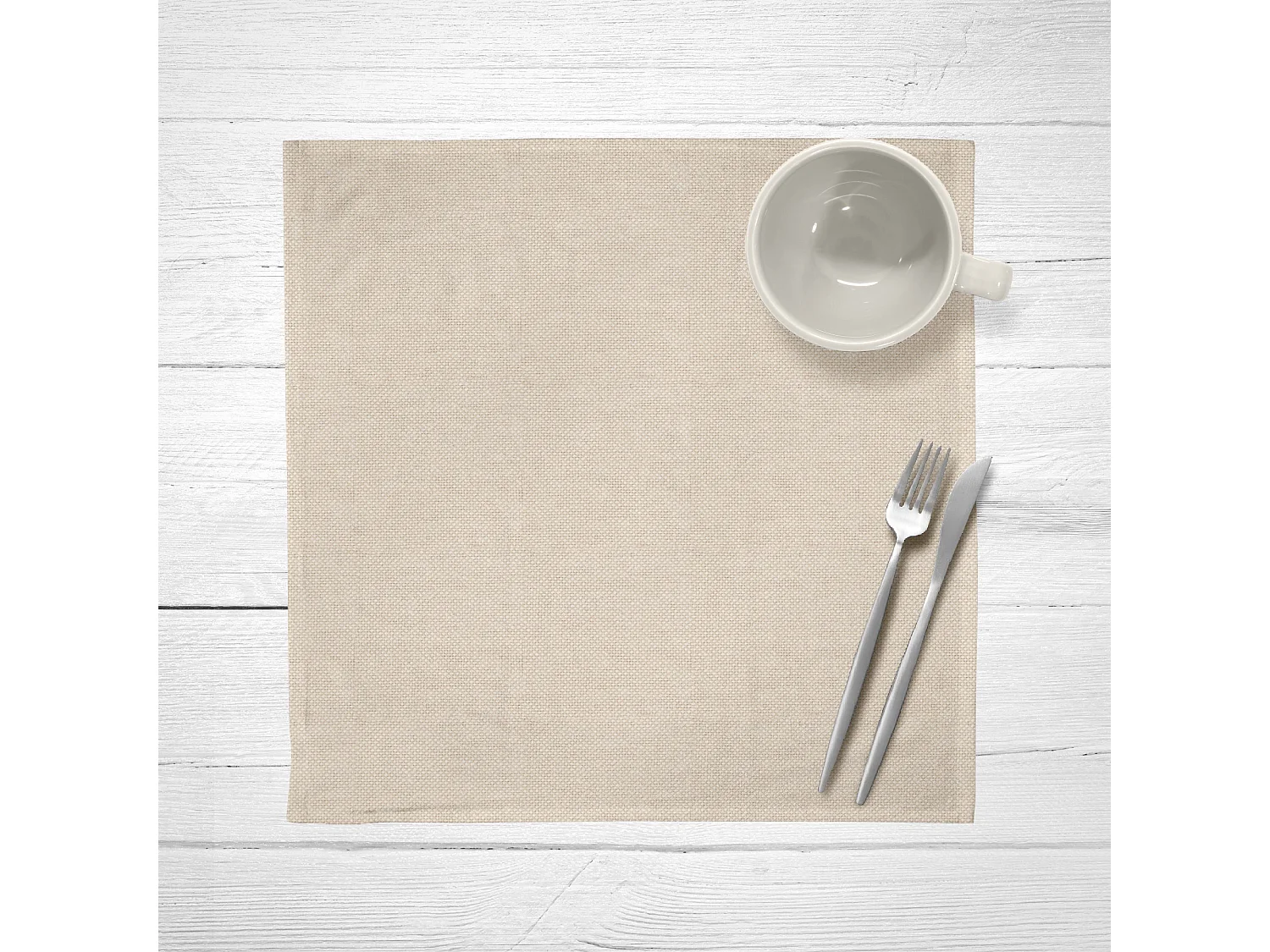 Servilletas algodón-lino pack de 2 unidades Culla Lino Liso 45x45 cm(2ud.)