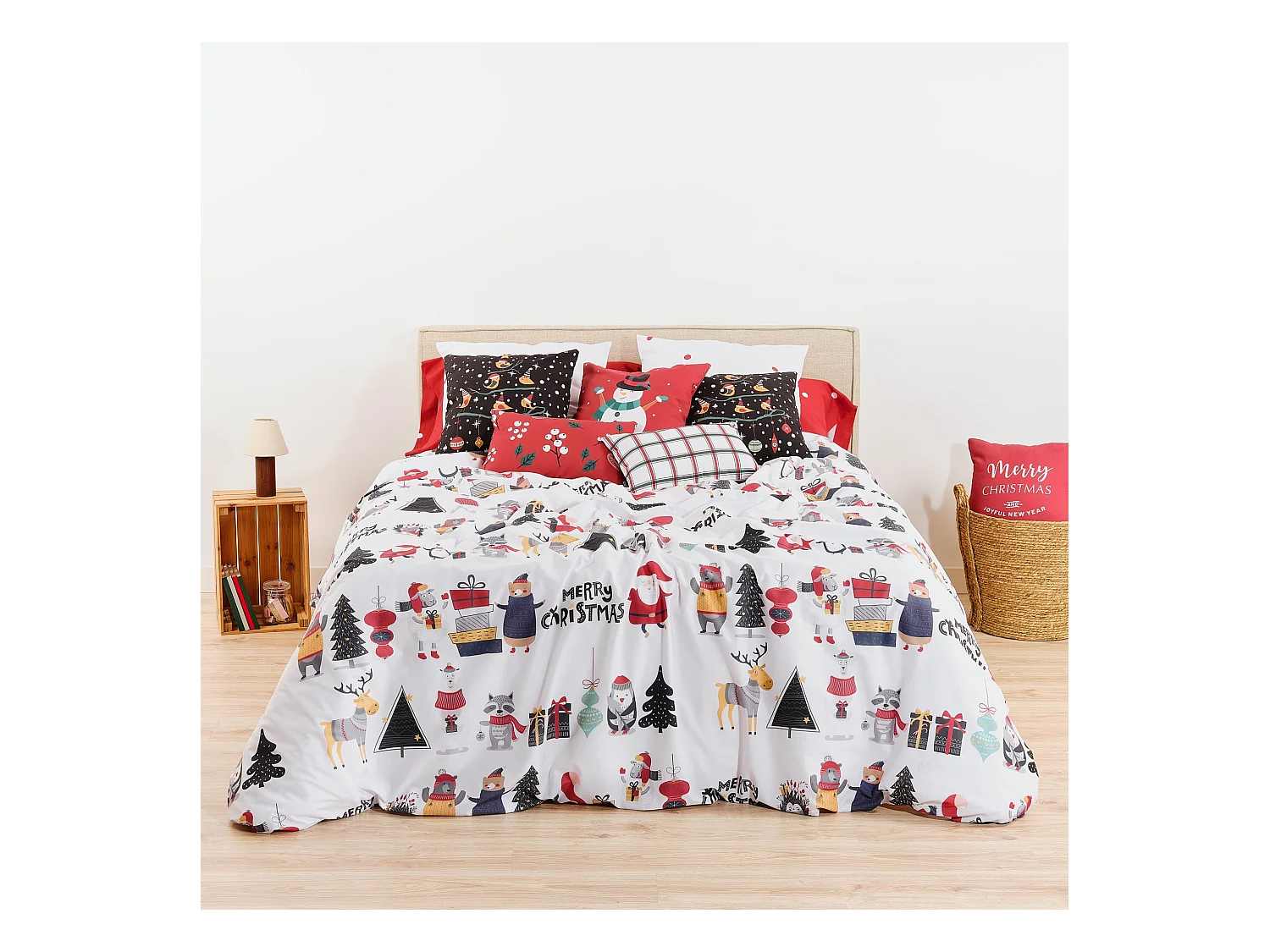 Funda nórdica con clicks 100% algodón Laponia 17 para cama de 200x200 cm