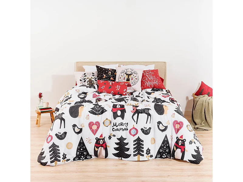 Funda nórdica con clicks 100% algodón Laponia 18 para cama de 150 (240x220 cm)