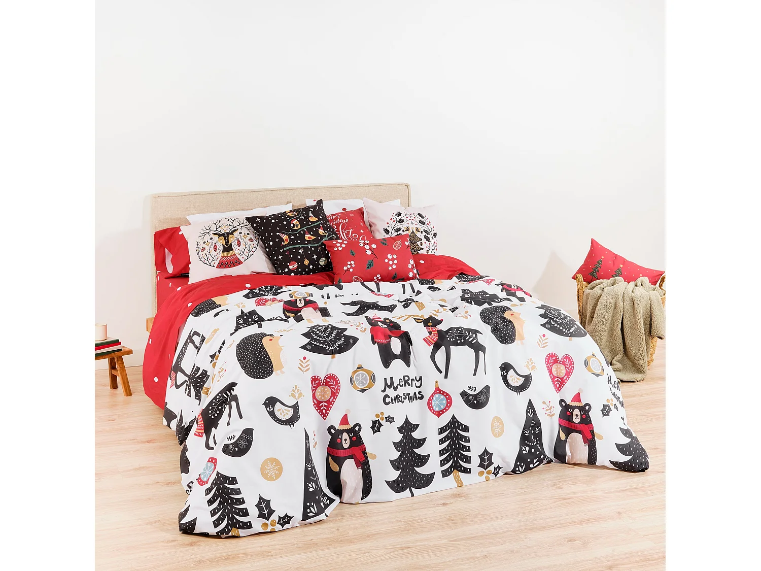 Funda nórdica con clicks 100% algodón Laponia 18 para cama de 150 (240x220 cm)