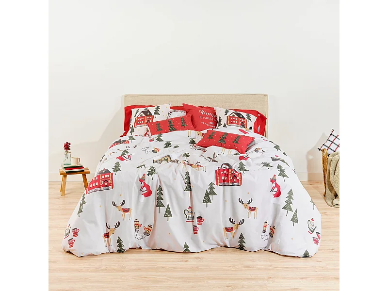 Funda nórdica con clicks 100% algodón Laponia 19 para cama de 90 (155x220 cm)