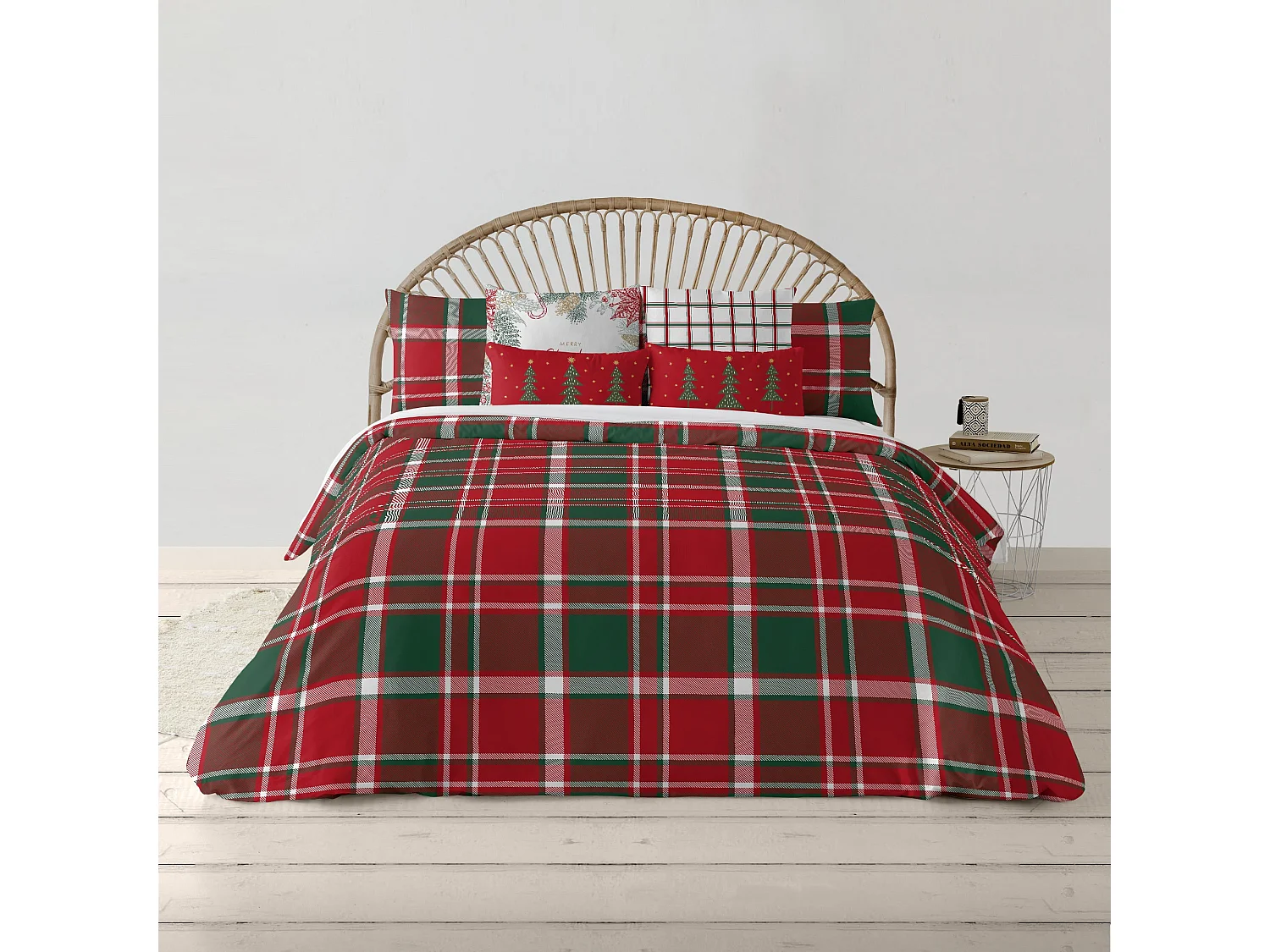 Funda nórdica con clicks reversible Terciopelo Laponia 16 para cama de 140x200 cm