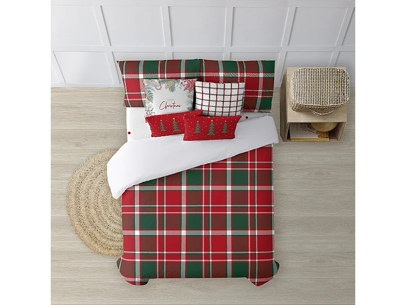 Funda nórdica con clicks reversible Terciopelo Laponia 16 para cama de 140x200 cm