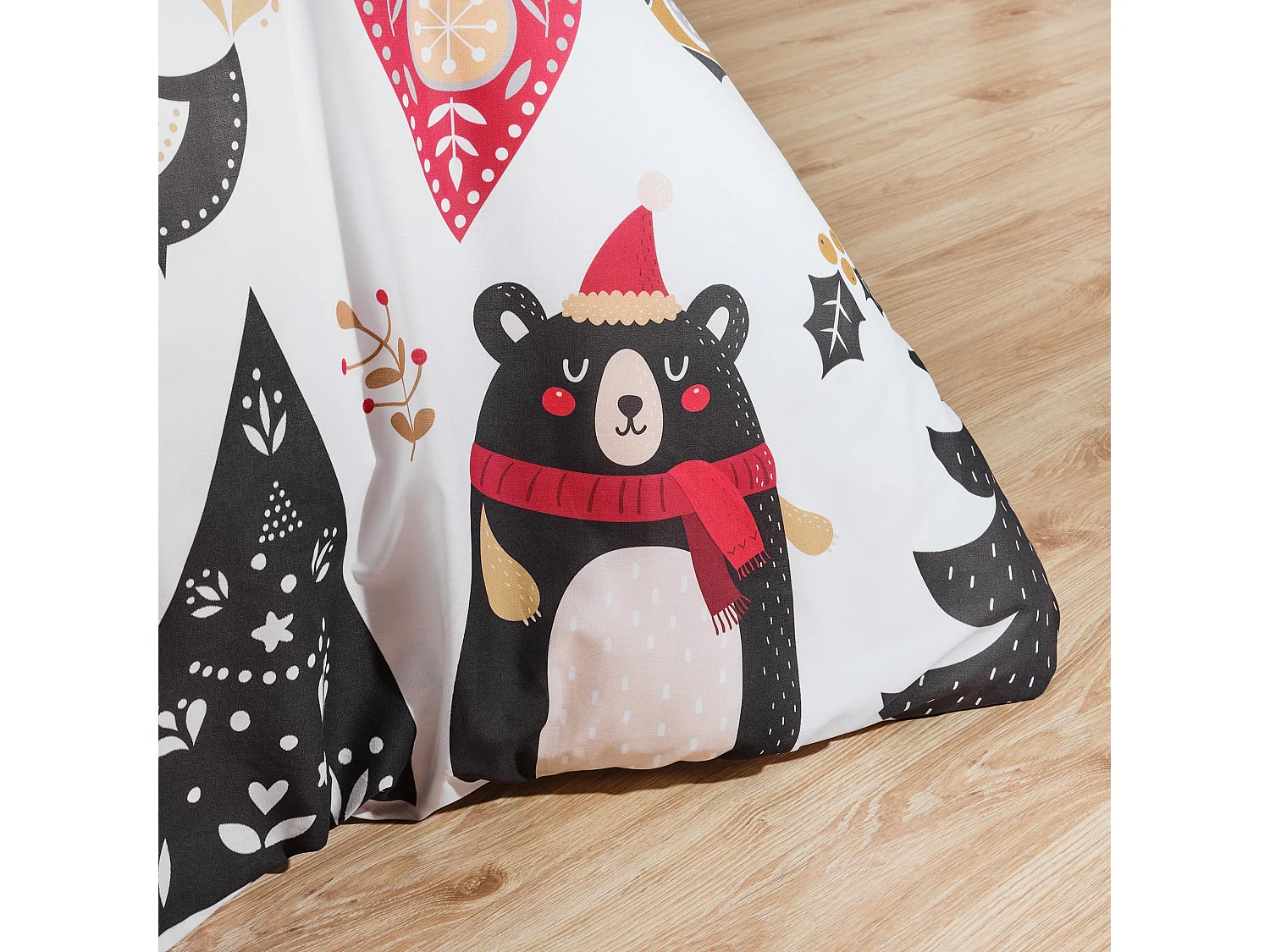 Housse de couette avec boutons-pression 100 % coton Laponia 18 pour lit de 200x200 cm