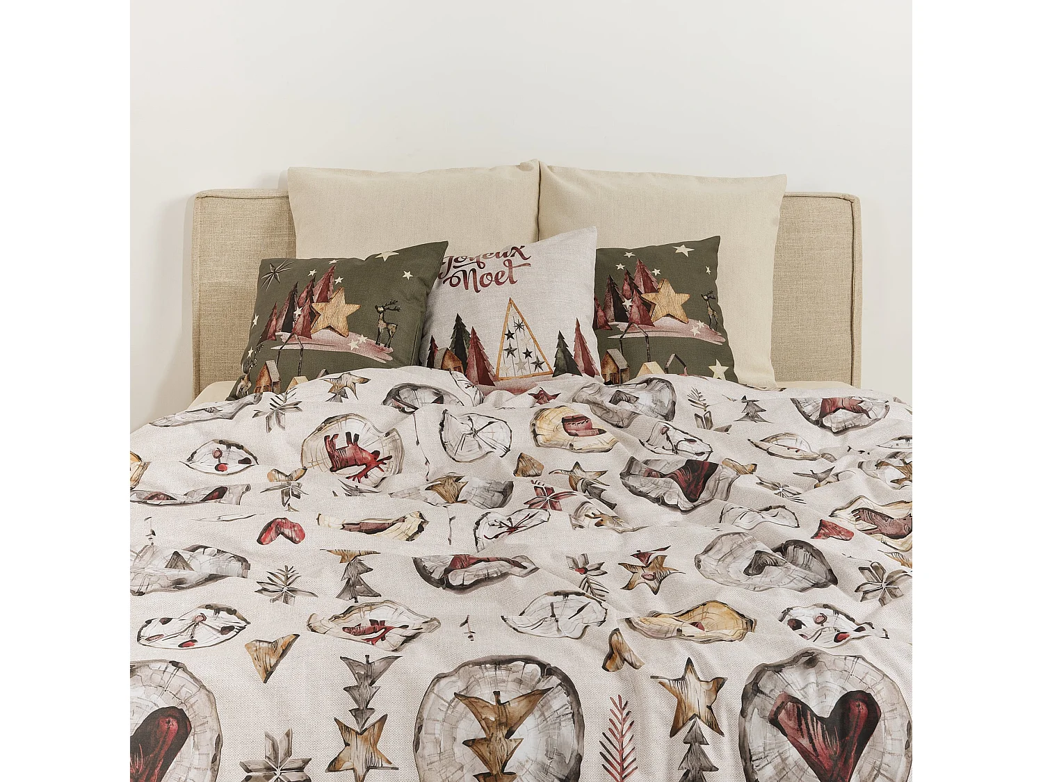 Funda nórdica con clicks 100% algodón Laponia 61 para cama de 180 (260x240 cm)