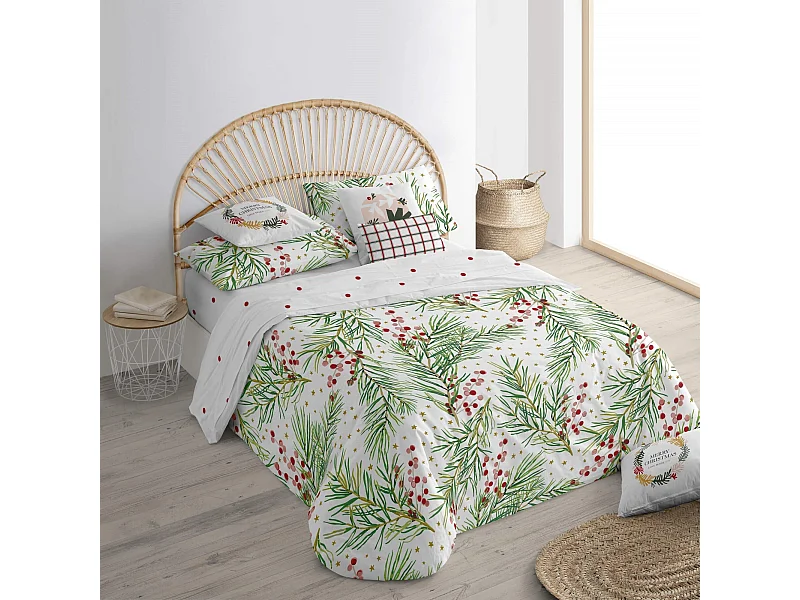 Funda nórdica con clicks 100% algodón Laponia 4 para cama de 135 (220x220 cm)