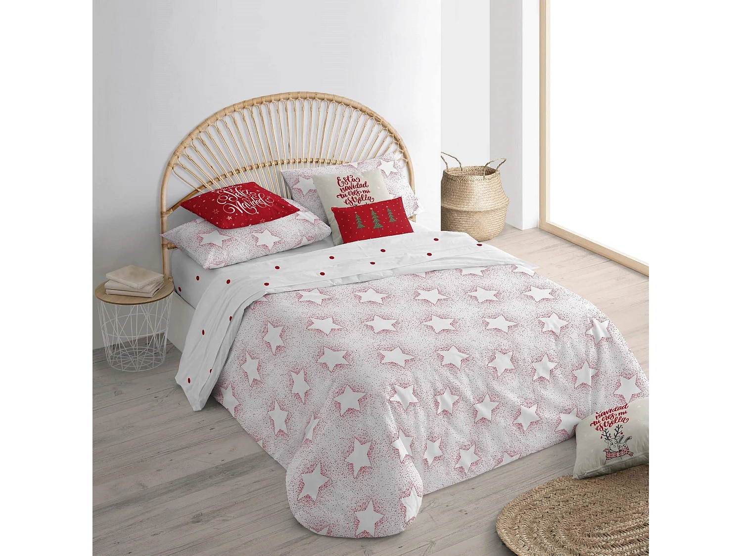 Funda nórdica con clicks 100% algodón Laponia 15 para cama de 150 (240x220 cm)