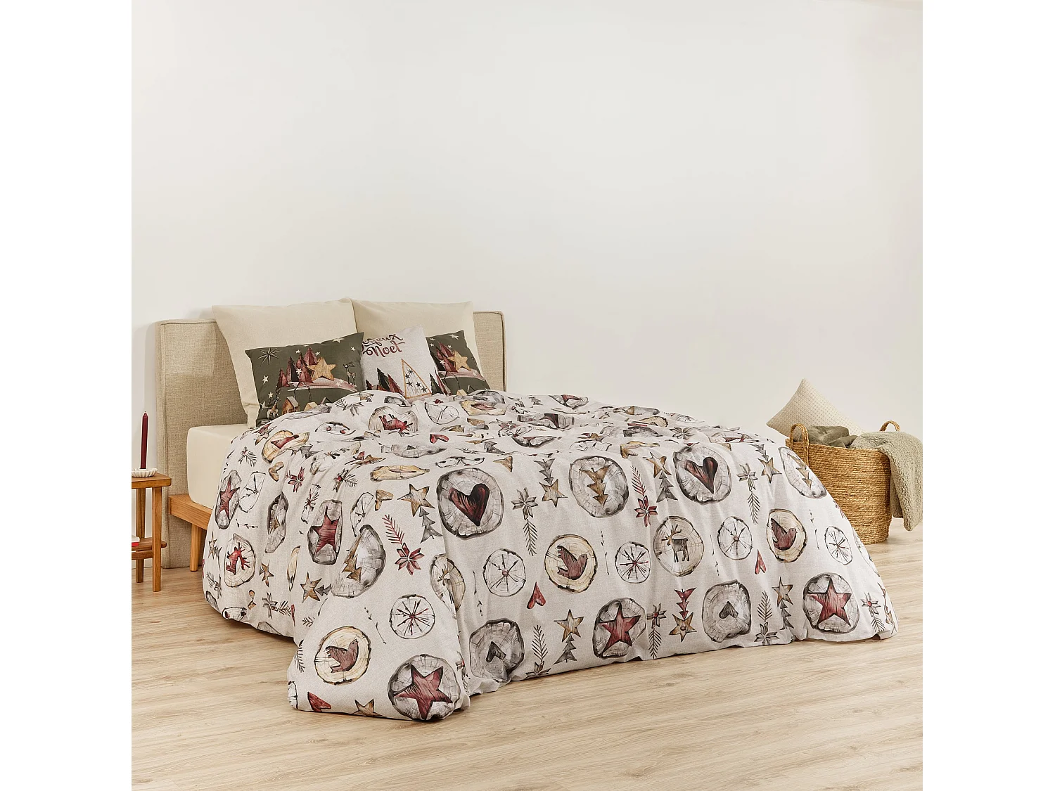 Funda nórdica con clicks 100% algodón Laponia 61 para cama de 150 (240x220 cm)