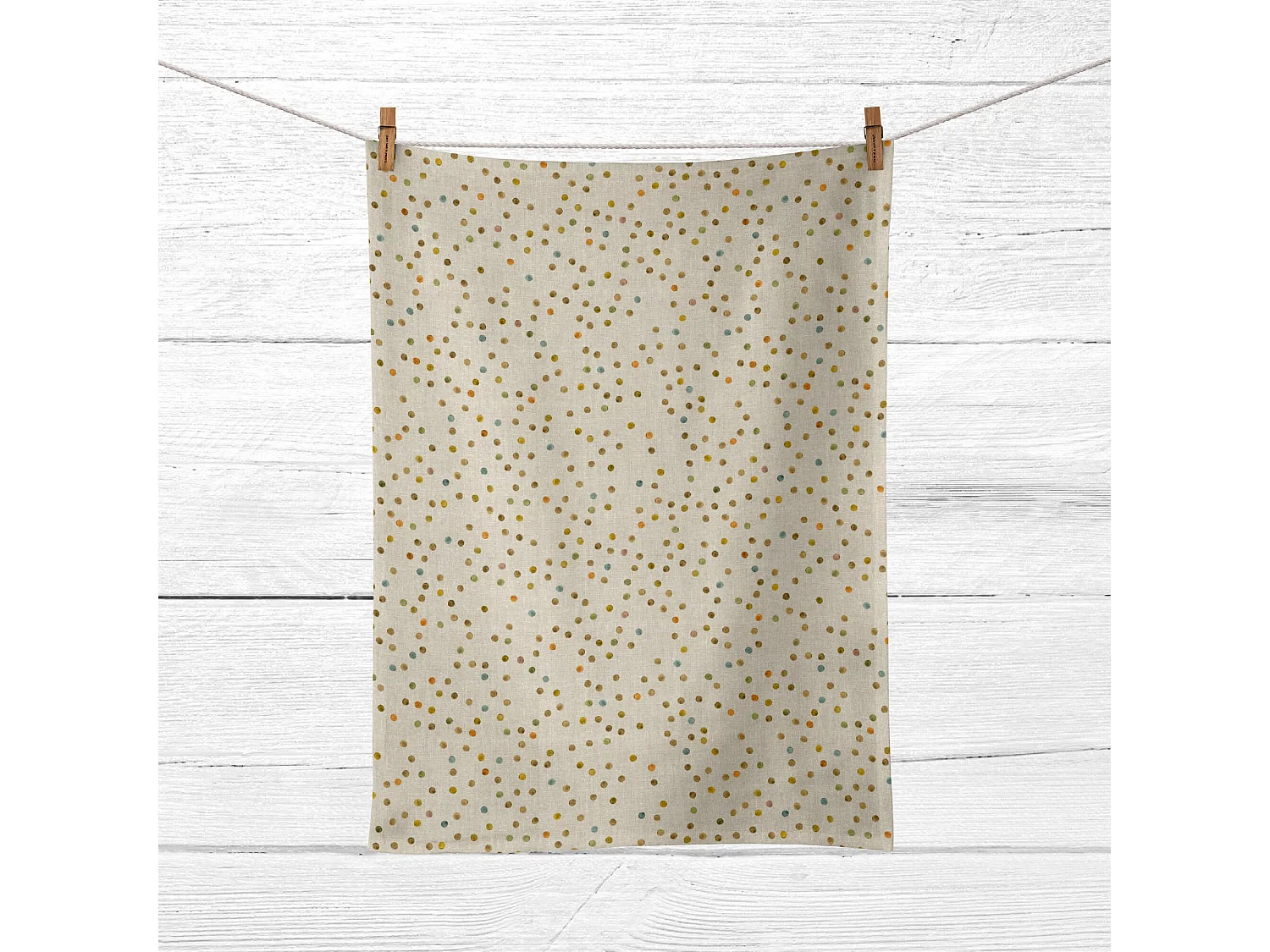 Lot de 2 torchons Alessia 4 100% coton 45x70 cm